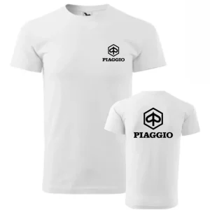 Pánské triko s motivem Piaggio 1 - Bílé Must-Have