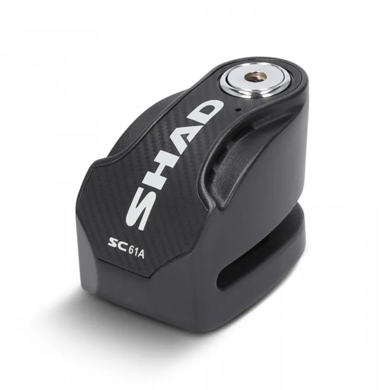Značkový Zámek na kotouč s alarmem SHAD SC61A C0S6100A černý průměr čepu 6mm