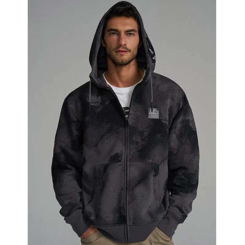 Hit Sezóny DIVERSE EXTREME TEAM - DAKAR RALLY MIKINA ZIP H24 BLACK/GREY