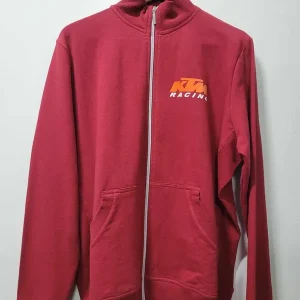 Dámská mikina na zip s motivem KTM Racing - Vínová Výprodej Omezená Nabídka