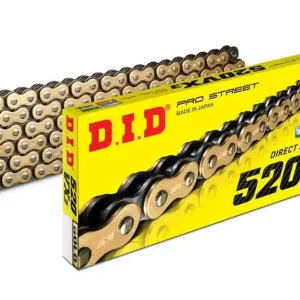 VX série X-Kroužkový řetěz D.I.D Chain 520VX3 122 článků Zlatá/Černá Cenově Výhodný