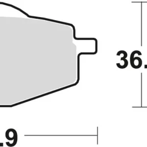 Akce Brzdové destičky TRW MCB539