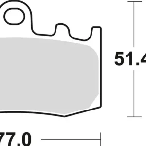Finální Výprodej Brzdové destičky TRW MCB748SV