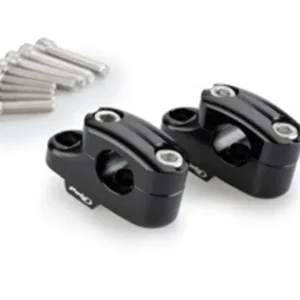 Zvýšení řidítek PUIG PULLBACK 22360P stříbrná height 25mm, d 29mm, back 16mm Cenový Hit