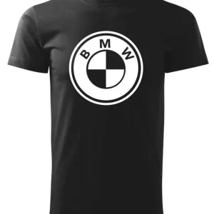 Pánské triko s motivem BMW - Černé Časově Omezené