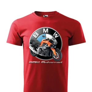 Zlevněný Pánské triko s motivem BMW K1300R Motorrad - Červené