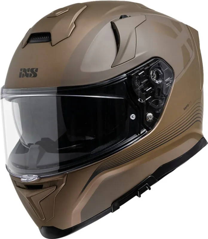 Super Cena Integrální helma iXS RAPID 2.0 GRAPHIC X1-330236 Matná Hnědo-Šedá