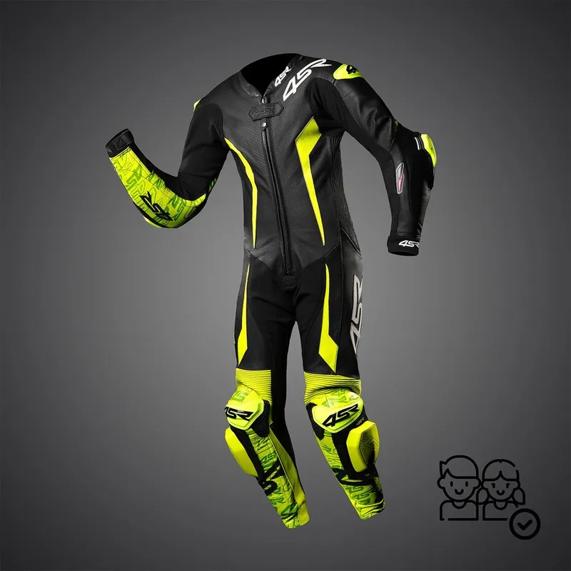 Aktuální Dětská kombinéza 4SR Racing Junior Yellow AR