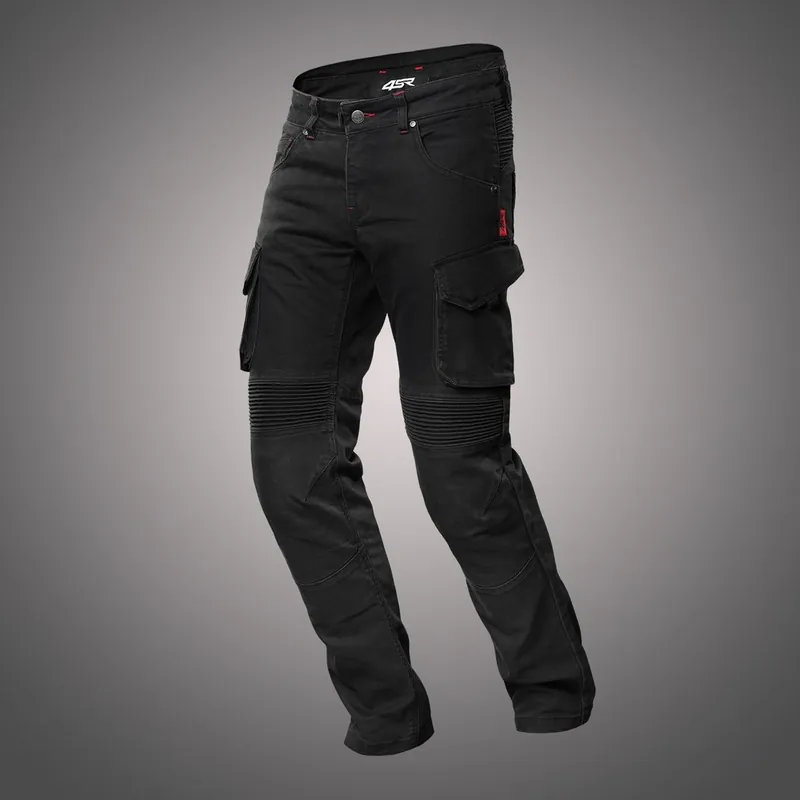 Cestovně-sportovní jeansy 4SR Tourismo Black Poslední Šance