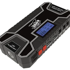 BEZ KRABICE - Multifunkční startovací zdroj SHARK Jump Starter EPS-400 Výprodej