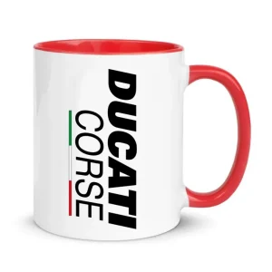 Zlevněný Hrníček s motivem Ducati Corse