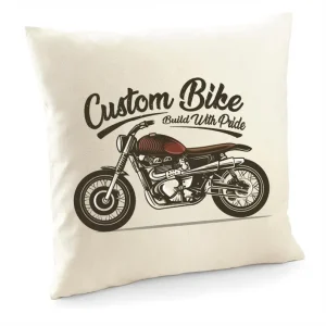 Cenově Výhodný Polštářek s motivem  Custom bike