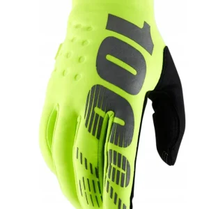 100 PROCENT CROSS/ENDURO RUKAVICE BRISKER YOUTH SOFTSHELL FLUO YELLOW/BLACK VELIKOST XL Jen Po Omezenou Doba