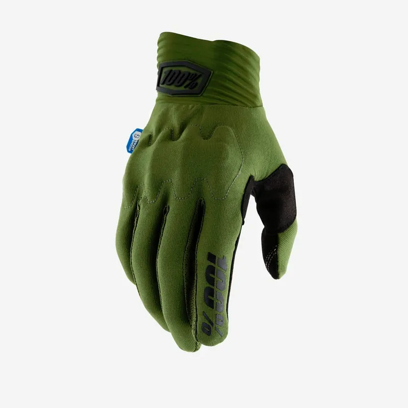 100 PROCENT RĘKAWICE CROSS/ENDURO COGNITO SMART SHOCK ARMY GREEN KOLOR ZIELONY ROZMIAR M Ověřený