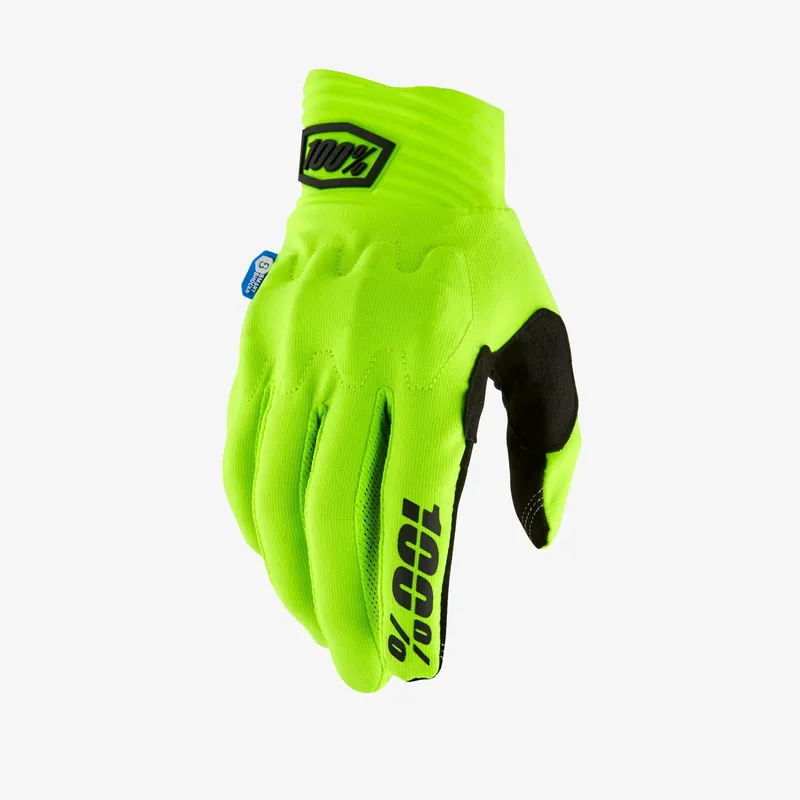 100 PROCENT RĘKAWICE CROSS/ENDURO COGNITO SMART SHOCK FLUO YELLOW KOLOR ŻÓŁTY ROZMIAR M Akční Cena