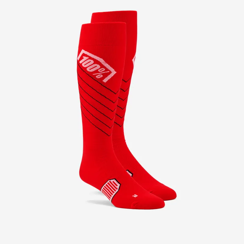 100 PROCENT SKARPETY HI SIDE THIN MX SOCKS RED KOLOR CZERWONY ROZMIAR /XL Koupit Online