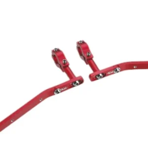 ACCEL CHRÁNIČE RUKOU (ŘÍDÍTKA) S HLINÍKOVÝM UCHYCENÍM ENDURO 22MM BARVA ČERVENÁ (BEZ PLASTOVÉHO KRYTU SD02) Cenově Výhodný