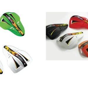 ACCEL NÁHRADNÍ CHRÁNIČE RUKOU (ŘÍDÍTKA) ENDURO ČERNÉ (PRO HGS 01,02,05,06,07) (BALENÍ 2 KS) Novinka