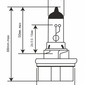 Žárovka RMS 246510745 12V 35/30W, HS5 bílá Levný