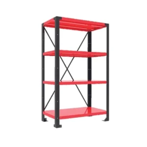 Nejlepší Volba 4 Shelves module LV8 EQSC0807.R (H2000mm x 800mm x 700mm) červená