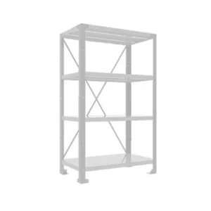 4 Shelves module LV8 EQSC0807.B (H2000mm x 800mm x 700mm) modrá Horká Nabídka