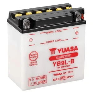 Značkový Yumicron akumulátor bez kyseliny YUASA YB9L-B