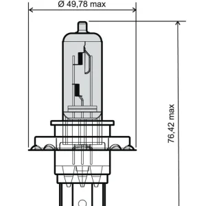 Bezpečná Platba Žárovka RMS 246510061 12V 35/35W, H4 bílá