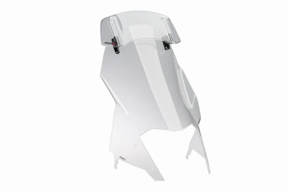 Autentický Plexi štít PUIG TOURING WITH VISOR 22516W průhledný